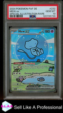 MEW EX SPECI4L ILL RARE POKEMON GER PAF DE-PALDEAN FATES 2024 232 PSA 10