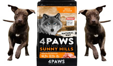 ? 2x 2kg 4PAWS Hundefutter Sunny Hills Huhn Trockenfutter Getreidefrei Futter