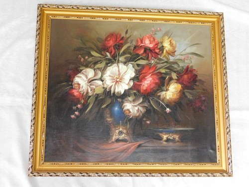 ölgemälde blumen strauss - ÖlgemÄlde,