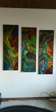 ORIGINAL Acrylbild Fluid
