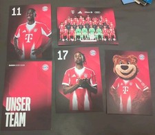 Fünf Autogrammkarten,autograph,DFB,FC Bayern München,FCB,2025/26