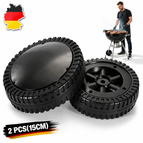 Grillräder 10mm bohrung - 10mm, bbq