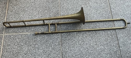 Antik posaune messing a - antik, posaune,