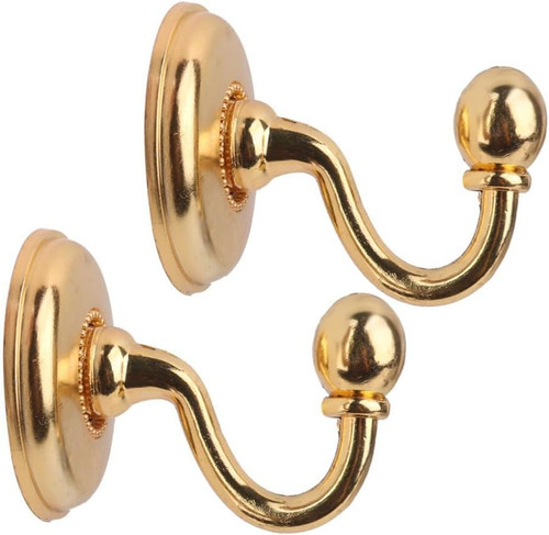 Vorhang raffhaken messing gold - vorhang,