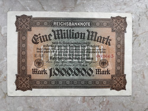 Reichsbanknote million mark - million,