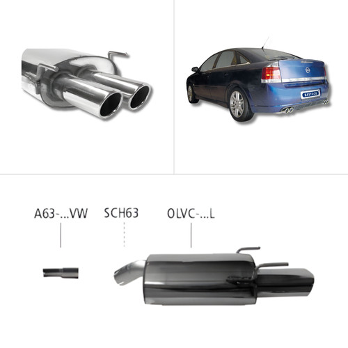 Bastuck sportauspuff opel - sportauspuff,