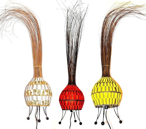 Steh lampe grasfaser wohnraum - grasfaser,