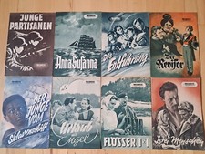 Progress Filmillustrierte - Konvolut 8 Filmprogrammhefte von 1953 DEFA TOP Z1