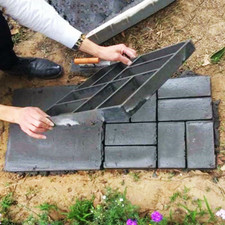 Pflasterform Rechteckig Garten Gehweg Betonform Gießform Natursteinpflaster DHL