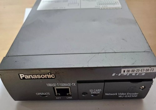 Panasonic gxe500e netzwerk - panasonic, wj-gxe500e