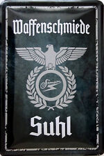 Blechschild Schild 20x30 cm - Waffenschmiede Suhl Simson