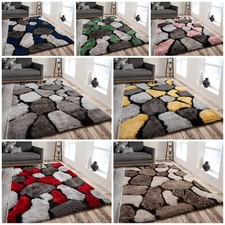 Shaggy Teppiche 3D Wohnbereich