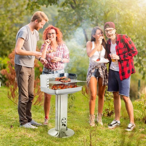 Edelstahlsaulengrill camping - edelstahlsaulengrill,