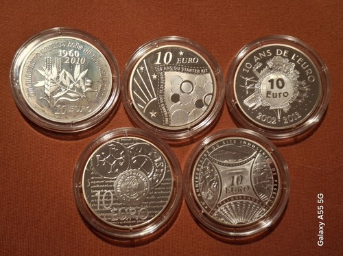 5x10 euro frankreich - 5x10,