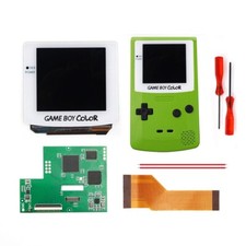 AMOLED Touch OLED White Laminated Screen For Game Boy Color GBC w/Custom Case