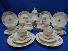 Rosenthal Sanssouci Moosrose Ramona Elfenbein Kaffeeservice 6 Personen 23 tlg.