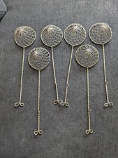 6 x Fondue-Sieb Schöpflöffel-Sieb Sieblöffel für Fondue Feuertopf Mongolentopf