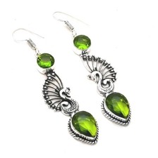 Peridot Ethno Ohrringe - 925