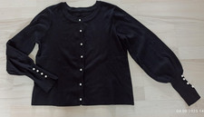 Culture Cardigan Strickjacke Gr. 42 mit Perlen als Knöpfe Neu