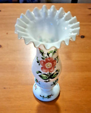 Wunderschöne Vase mit Emaille Malerei ca. 19cm hoch