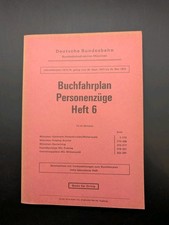 Buch Buchfahrplan Heft 6 Deutsche Bundesbahn 1973 BD München 