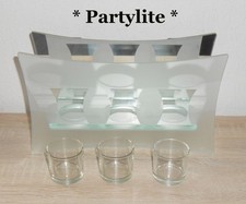 * Org. Partylite P8377 Wand- / Votiv- Kerzenhalter Stratus Top Zustand Rarität *