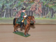 vollplastische Zinnfigur  von Peip : August der Starke zu Pferd  ca. 75mm