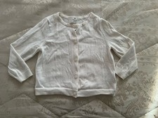 Weiße H&M Baby-Strickjacke