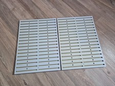 Fischertechnik - 2x Grundplatte 500 grau