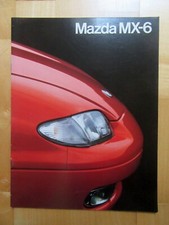 Broschüre, Prospekt, MAZDA MX-6, 24 Seiten, 1992, TOP ZUSTAND