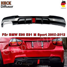 Heckdiffusor Glanz Schwarz für BMW E90 E91 Performance Optik mit Licht Diffusor