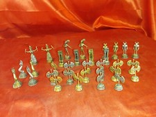 Alte schach figuren messing - figuren,