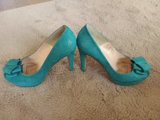 Pumps Liva Loop Wildleder türkis - Größe 38