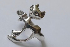 Ring in Form einer Katze 925