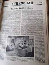 Funkschau Kriegsjahr 1940 Fernsehen im Krieg Selbstbau Morsen Atomphysik