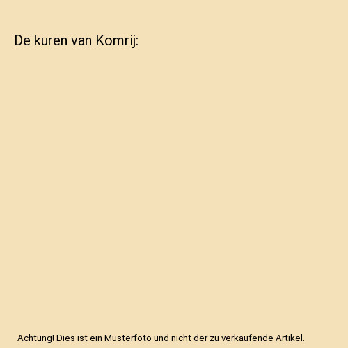 Kuren van komrij blom - kuren,