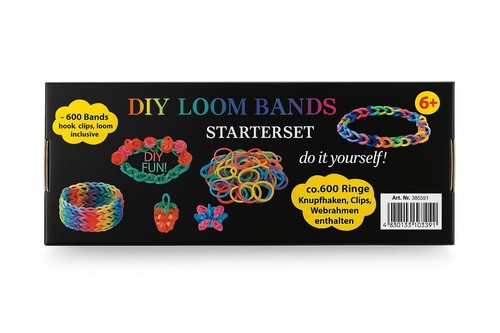Loom bands starterset 600 - starterset, ca.