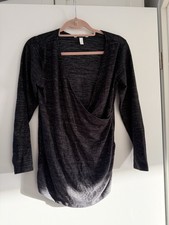 Wickelshirt | Grau meliert |