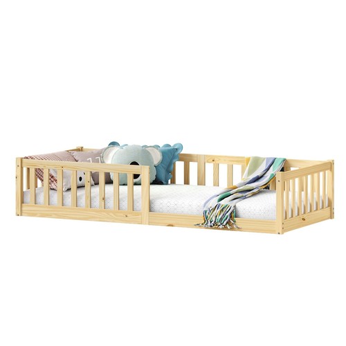 Bodenbett mit rausfallschutz - mit,