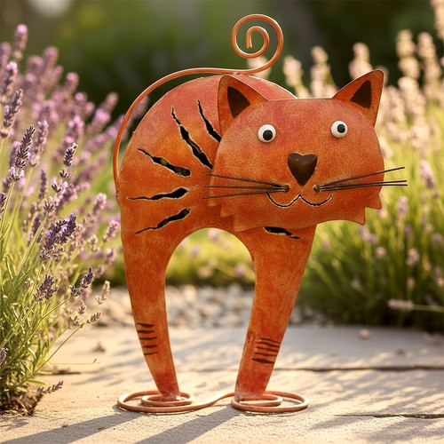 Katze gartendeko gartenfigur - gartendeko,