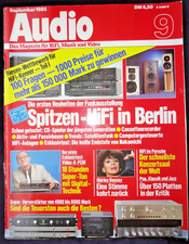 AUDIO 9/85, SONY EV S700, ASC AS 2000, HITACHI DX8,JVC KD VR5,NAKAMICHI BX 125 E