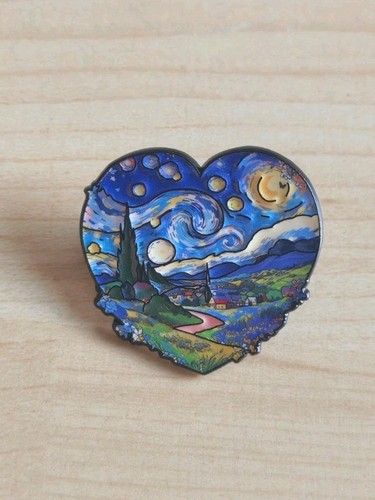 Herz sternennacht pin - herz,
