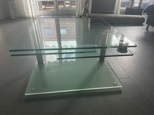 Design glastisch 80x80 mit - -,
