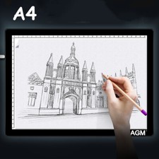 A4 LED Einstellbar Lichttisch Leuchttablet Tracing Lightpad Board Zeichenbrett