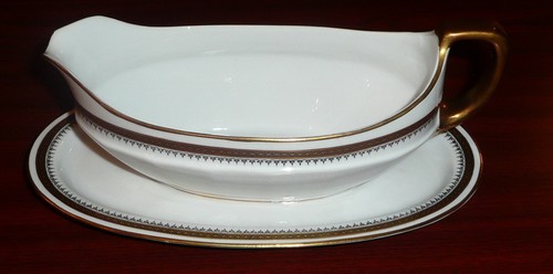 Alte sauciere goldrand - sauciere,