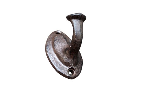 Wandhaken gusseisen oval - gusseisen,