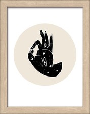 PRO ART Gerahmtes Bild NAMASTE BHT 19x24x1.80 cm bunt