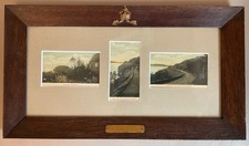 Schöner alter Bilderrahmen  Fotos Uddevalla Gustafsberg  Sommer Reise 1911