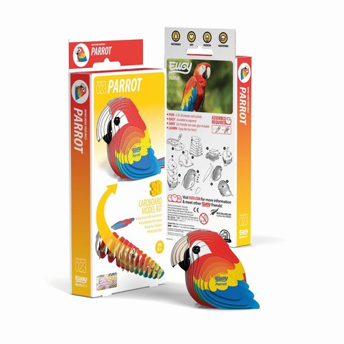 Eugy bastelset papagei - 3d,