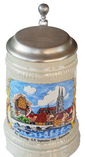 Imker bienen bierkrug - imker,